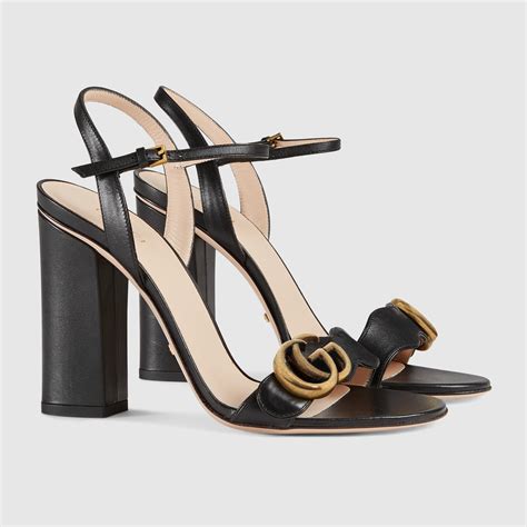 gucci womens sandals nero|Gucci sandals for women prices.